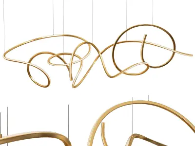 Inari Chandelier 3D model