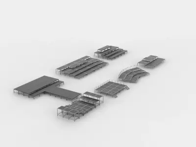 Stage Systems set  3D model