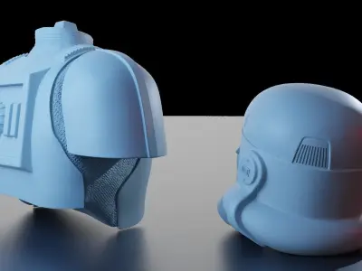 Stormtrooper Bust 3D print model