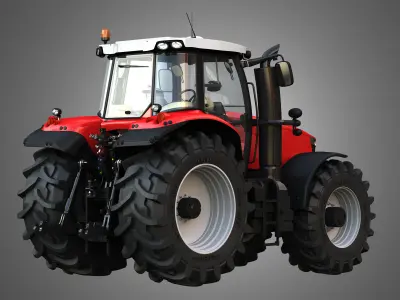 Massey Ferguson -7719 Tractor 3D model