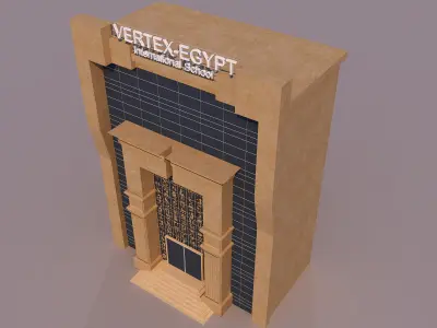 0210 - Building Entrance 3D model