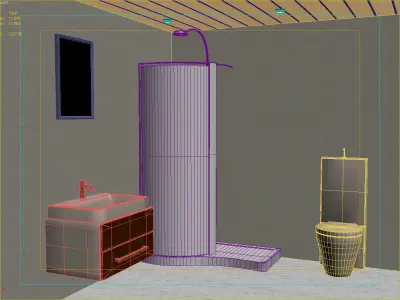 Bath Room 05 3D model