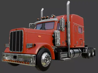 PETERBILT 379 SLEEPER  3D print model