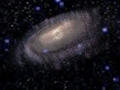 Milky Way Galaxy 3D model