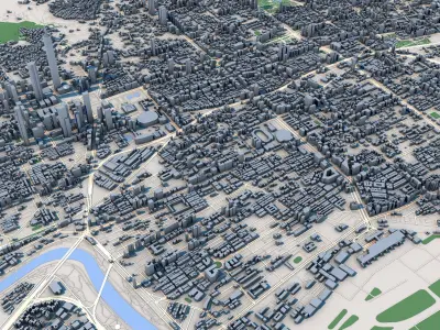 Taipei City Taiwan 3D model
