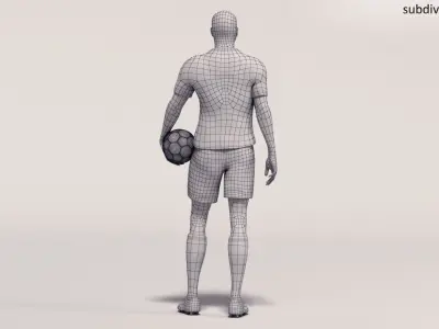  Male Soccer Player Animated HQ 