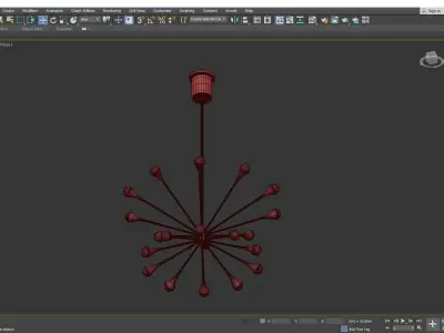 Lody Chandelier Low-poly 3D model