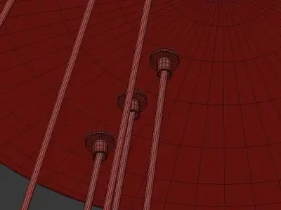 Eurofase modern chandelier 3D model