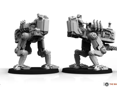 Cyberzerkers - Scout Mech 3D print model