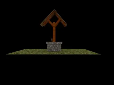 Well new Low-poly 3D model