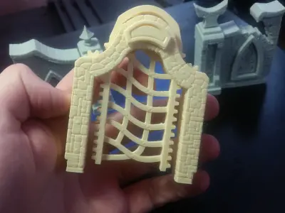 Fantasy gate 3d print 3D print model
