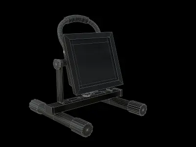 Stand Construction Work Light PBR Low-poly 3D model