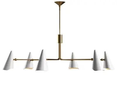 Coco Round Chandelier 3D model
