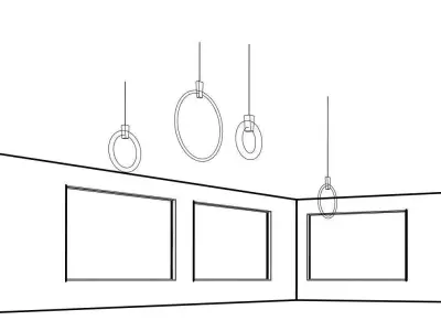 LIGHTING HANG RING 3D model