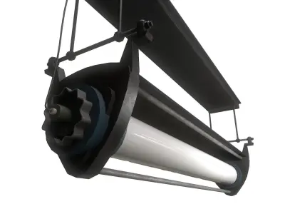Fluorescent Lamp 11 Low-poly 3D model