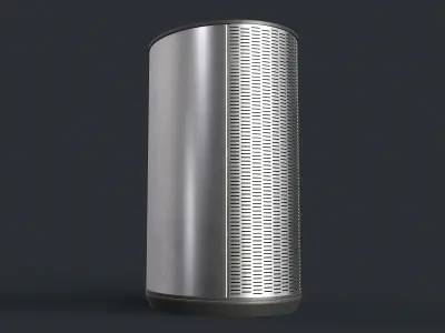 Street Trash Can 23 PBR Game Ready Low-poly 3D model