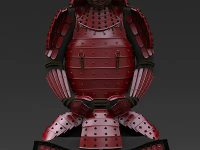 Samurai Armor 3D model buy