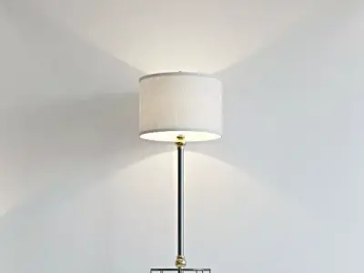 floor lamp Low-poly 3D model 11