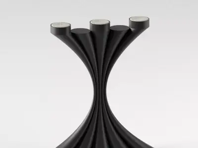 Tealight Candelabrum 3D print model