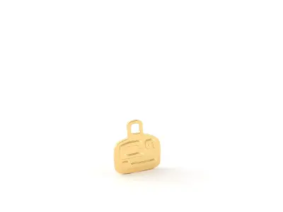 Native American pendant symbols 3D print model