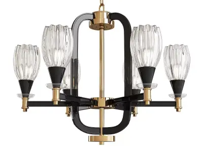Chandelier Luminaire Low-poly 3D model