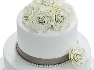 Wedding Cake BLENDER 3D Model Cycles 3D model