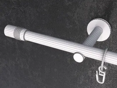 Curtain Rod 3D model