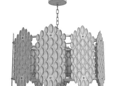 Chandelier Stilfort Glazgo Low-poly 3D model