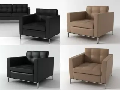 Foster 502 armchair  3D model
