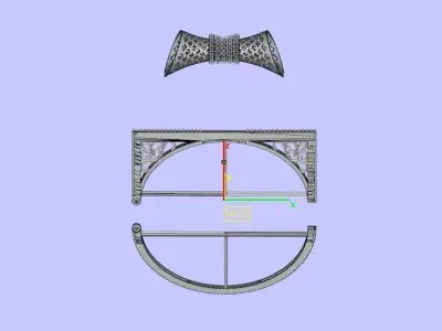 053 - Light Weight Ladies Bracelet 3D print model