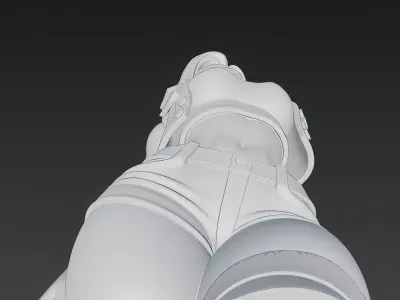 Android Number 18 DBZ super detailed high quality for resin  3D print model