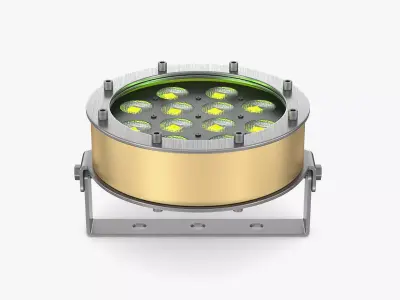 DTS LED Underwater Helios Bronze 12 FC with Stand 3D model