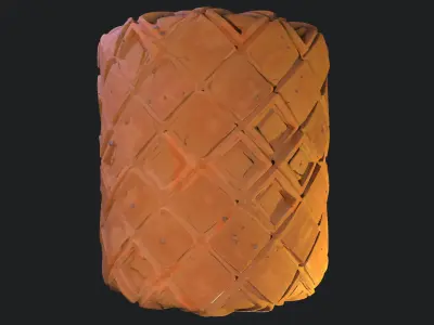 Stylized Desert Tiles Material 01 Texture