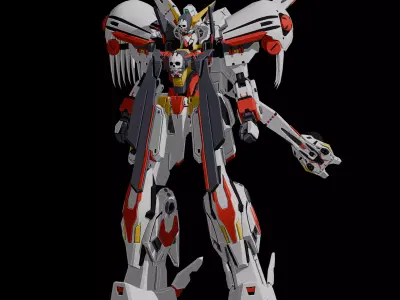 Uraven X1 Full Cloth Gundam 3D model