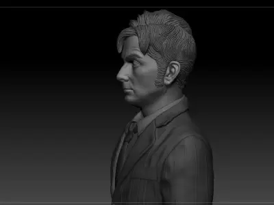 David Tennant - 10th Doctor -  Doctor who 3D print model