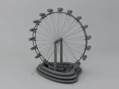 Flyer Singapore  3D model