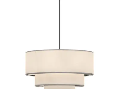 Bertan 4  Light Dimmable Chandelier 3D model