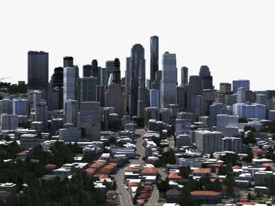 Real Time City 14 3D model