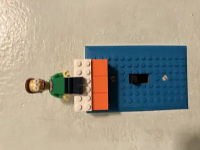 3D Printable Lego Light Switch Cover 3D print model
