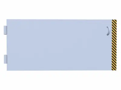 Slide Door Low-poly 3D model