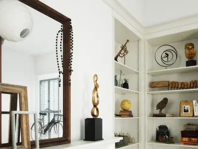 Archmodels vol 155 - high quality interior props 3D model