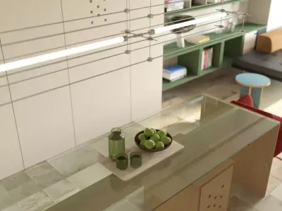 Stockholm Interior scene 3D model