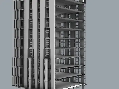 Council House 2 - Sectional 3D Model 3D model