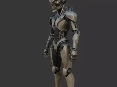 Alien Mech Warrior 3D model