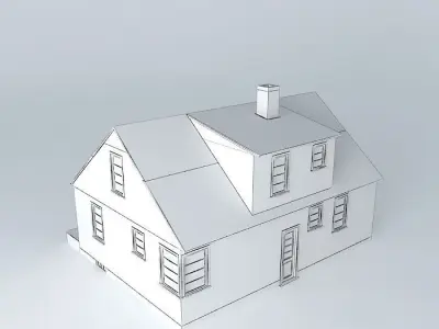 Tract House Free 3D model