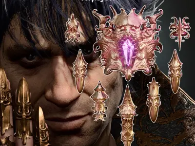 Gortash Gauntlet of The Tyrant Baldurs Gate 3 STL 3D print model