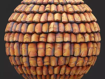 Stylized Roof Seamless Texture Texture