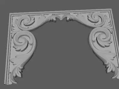 dekor ornament 3D model 152