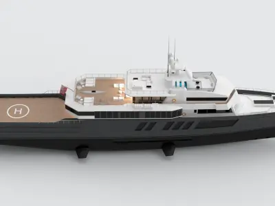 Silba Explorer Yacht 3D model