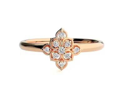 Women ring 3D print model 152